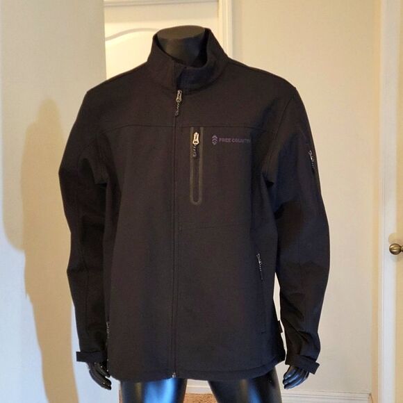 BRAND NEW FREE COUNTRY MEN'S SOFT SHELL LIGHTWEIGHT WARM JACKET - Picture 3 of 16